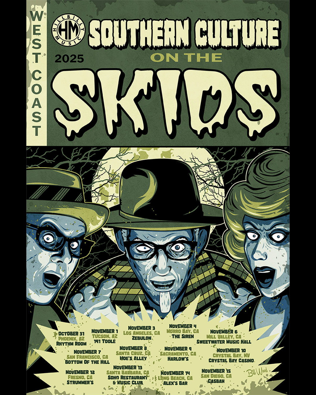 Southern Culture on the Skids Tour Poster 2025